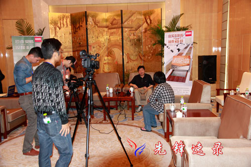 圣象康树南京品鉴会专访现场