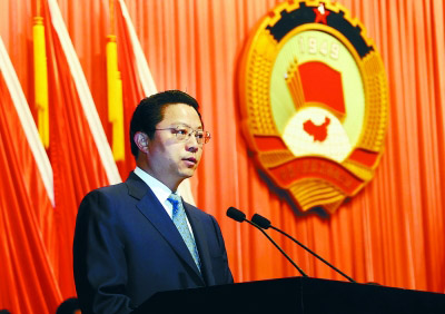 南京市委书记杨卫泽在政协开幕式上